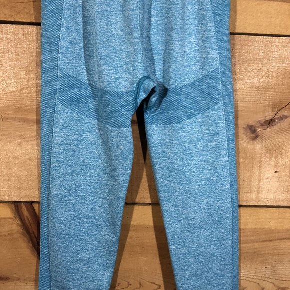 Gym Shark High Waisted Legging Seamless Womens Size Small Athletic Fitness Teal - Picture 9 of 10